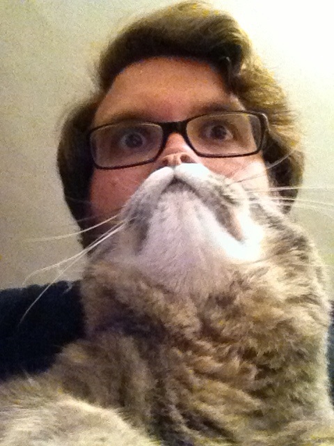 میم خام سیبیل گربه ای
