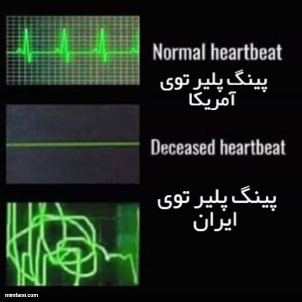 میم  ضربان قلب-میم پینگ در ایران